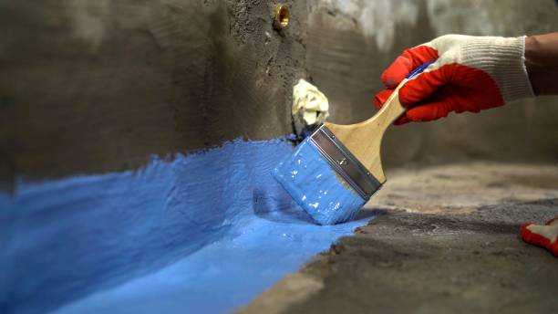 Commercial Exterior Waterproofing project at a Hamburg, NJ business property by SJ Waterproofing Pros